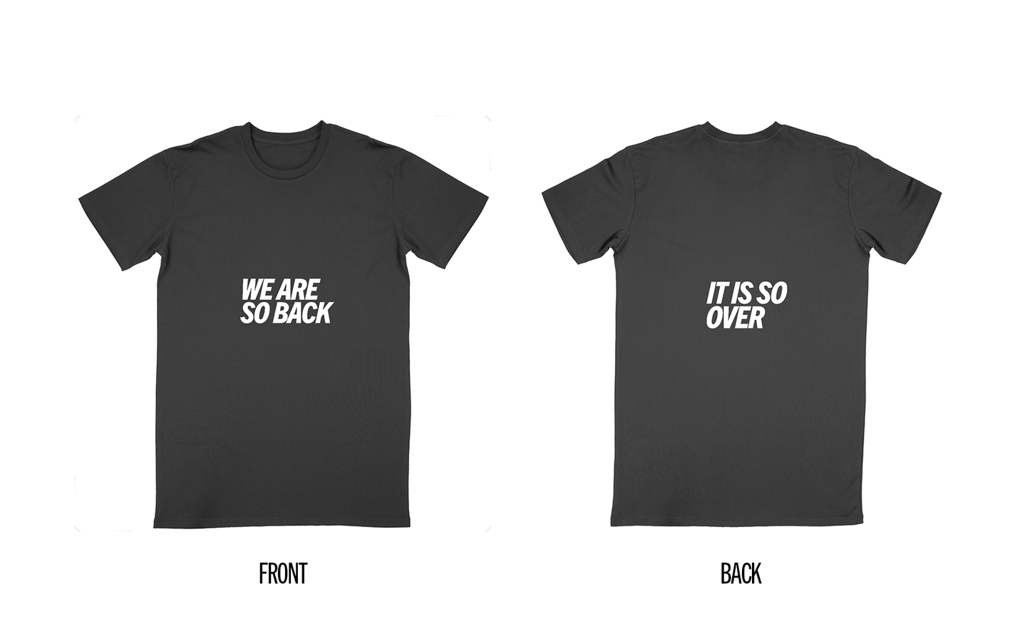 We are so back / It is so over